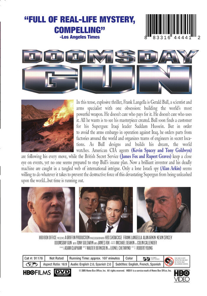 doomsday gun - Back Panel - DVD
