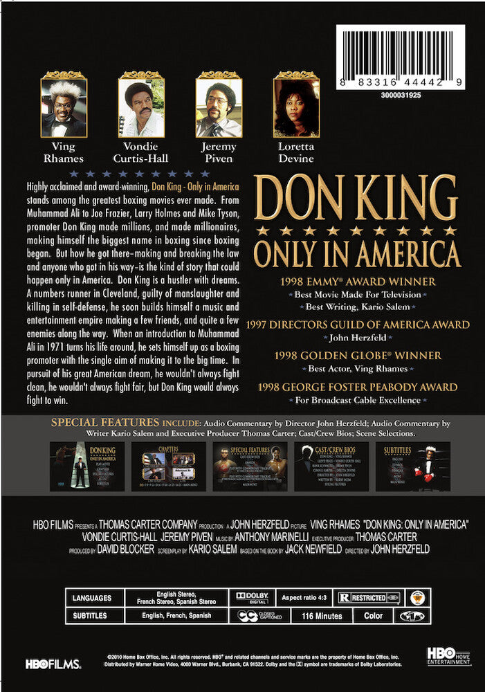 don king: only in america - Back Panel - DVD