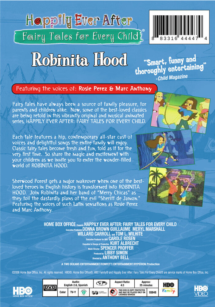 happily ever after: robinita hood - Back Panel - DVD