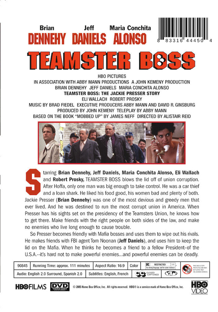 teamster boss - Back Panel - DVD