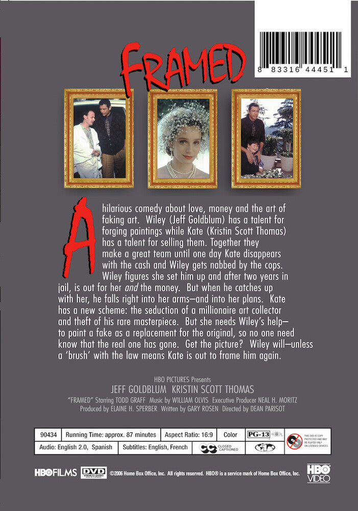 framed - Back Panel - DVD