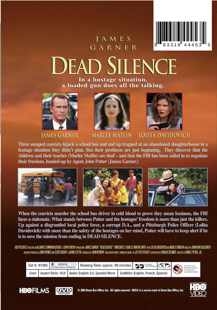 dead silence - Back Panel - DVD