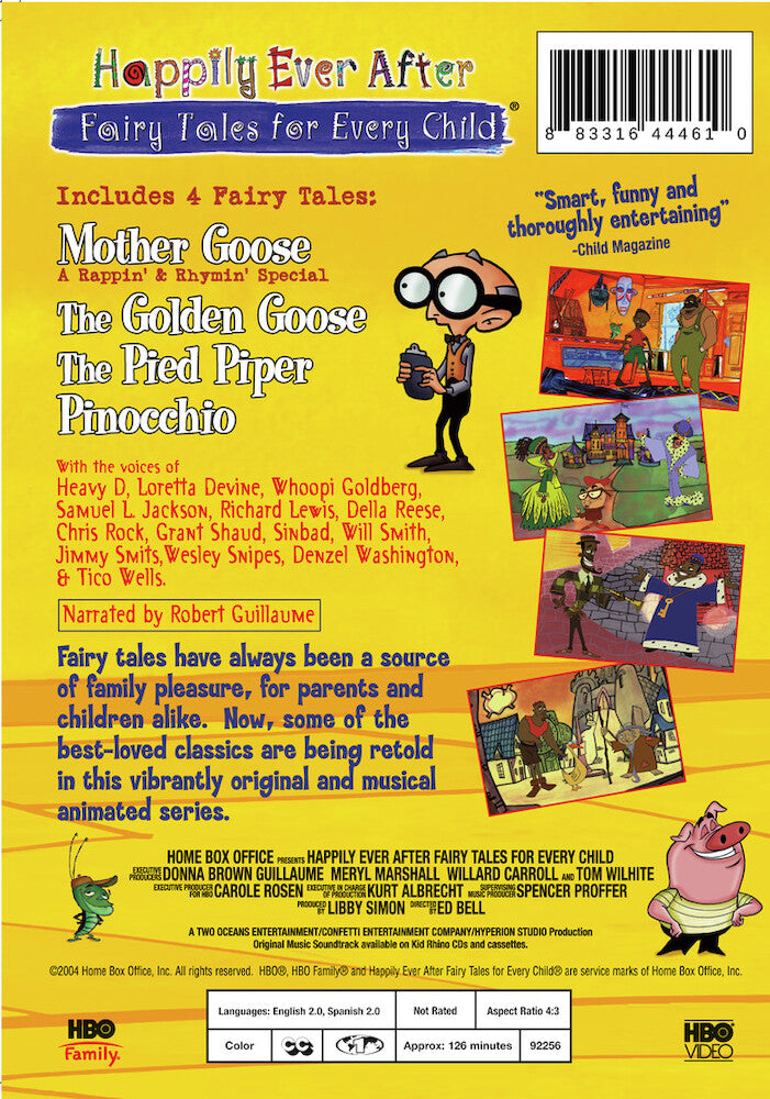 happily ever after collection - Back Panel - DVD