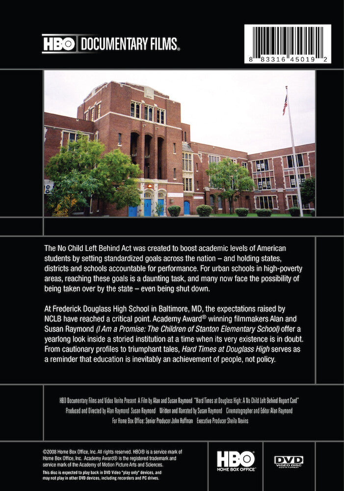 hard times at douglass high: a no child left behind report card - Back Panel - DVD