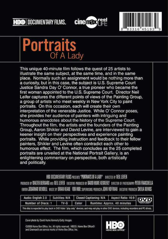portraits of a lady - Back Panel - DVD