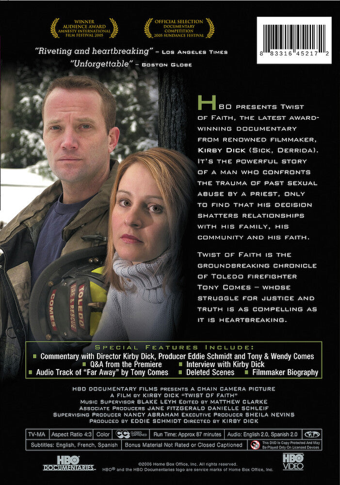 twist of faith - Back Panel - DVD