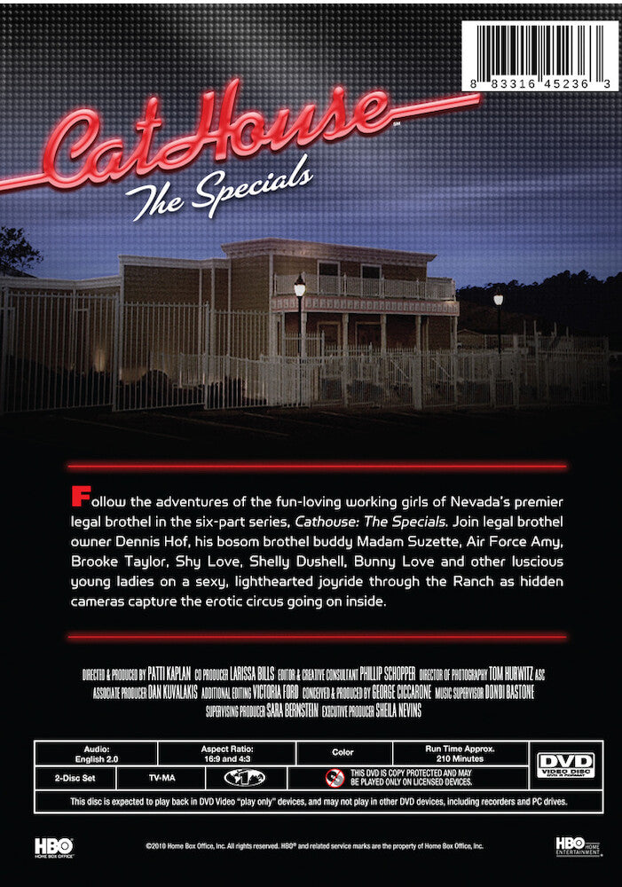 cathouse: the specials - Back Panel - DVD