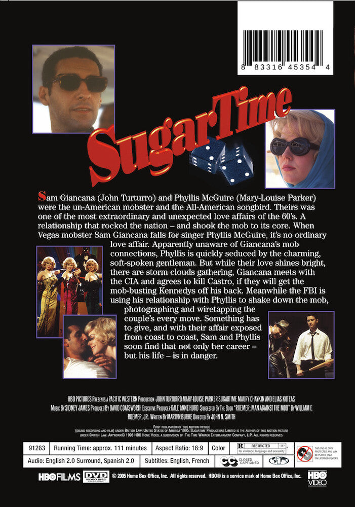 sugartime - Back Panel - DVD