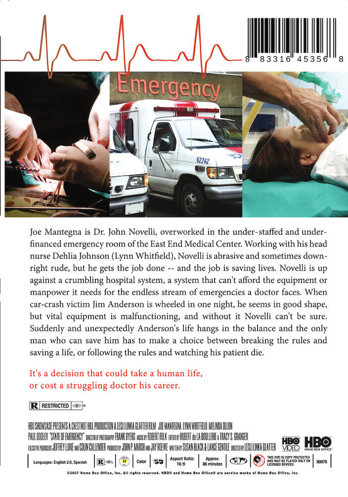 state of emergency - Back Panel - DVD
