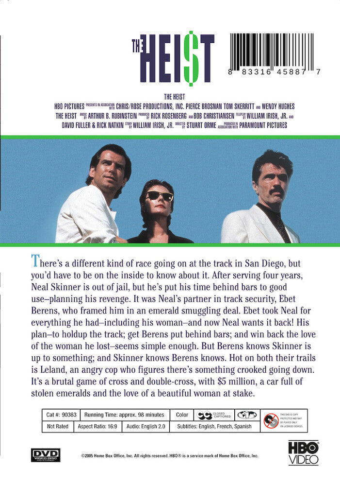 heist, the - Back Panel - DVD