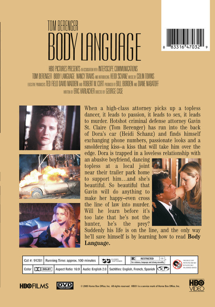 body language - Back Panel - DVD