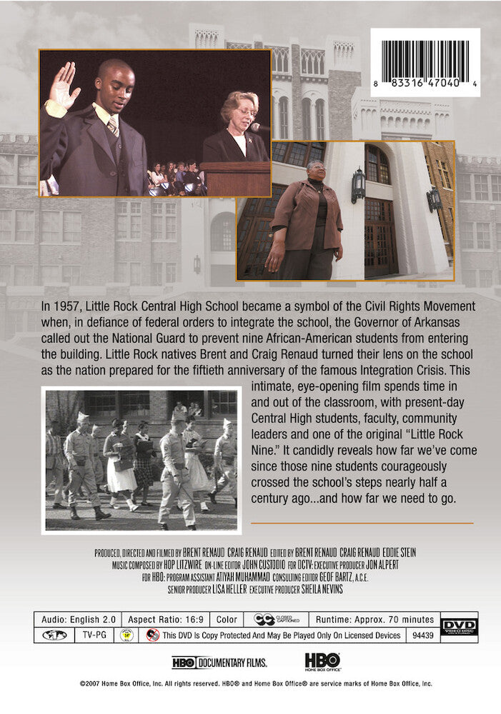 little rock central high: 50 years later - Back Panel - DVD