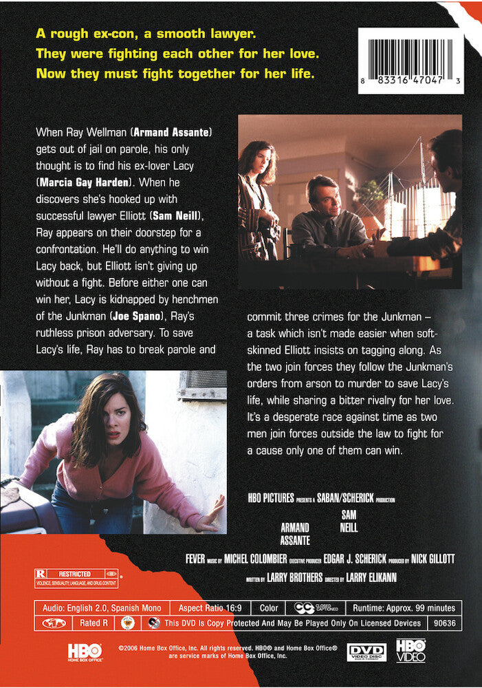 fever - Back Panel - DVD