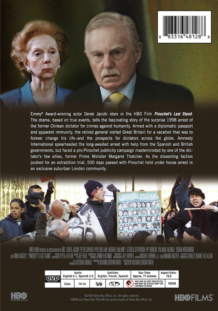 pinochet's last stand - Back Panel - DVD