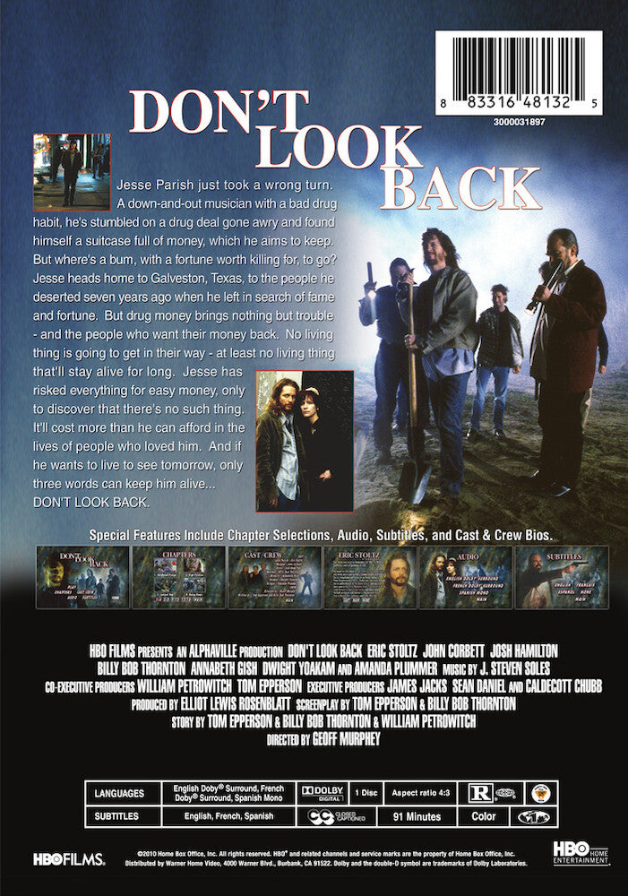 don't look back - Back Panel - DVD