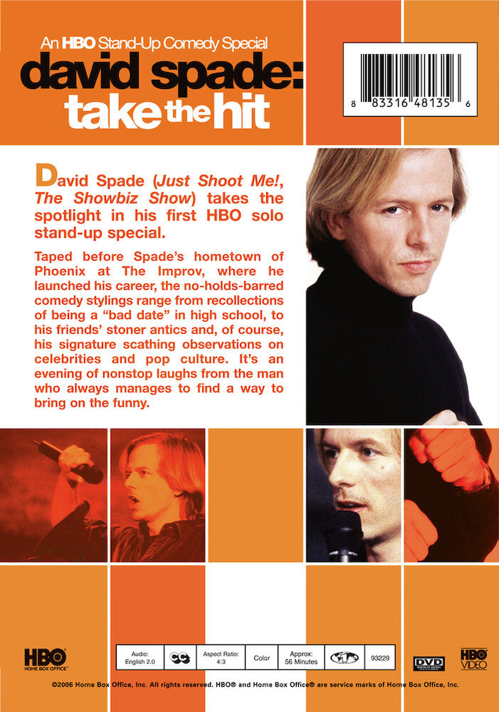 david spade: take the hit - Back Panel - DVD