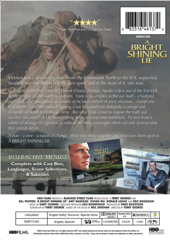 bright shining lie, a - Back Panel - DVD