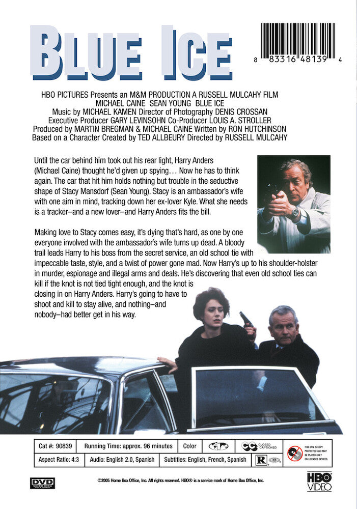 blue ice - Back Panel - DVD
