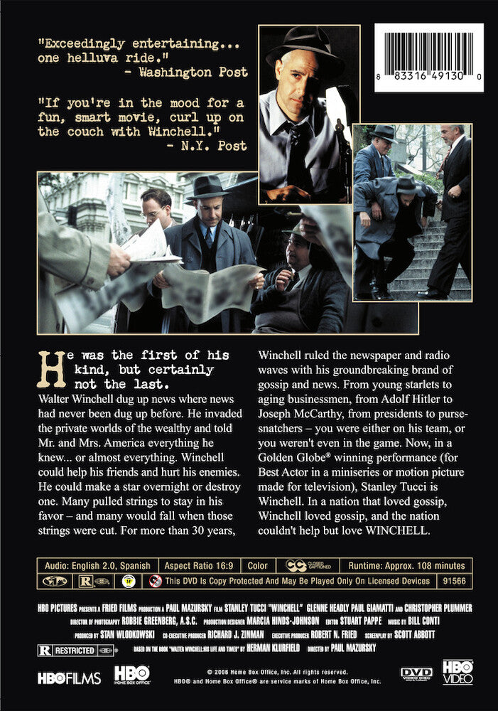 winchell - Back Panel - DVD