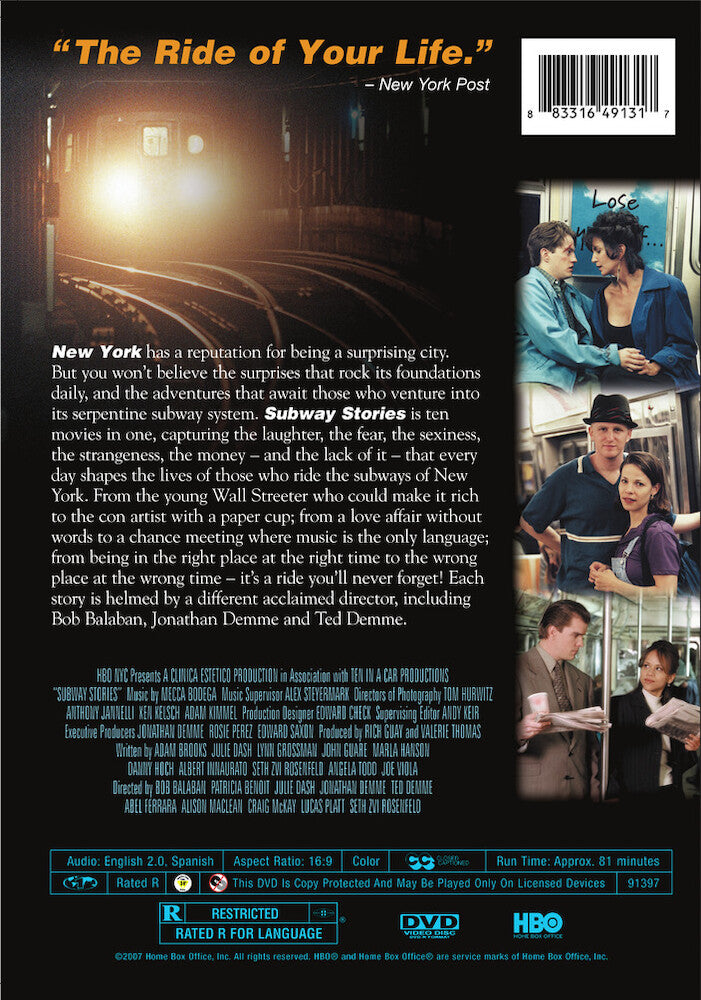 subway stories - Back Panel - DVD
