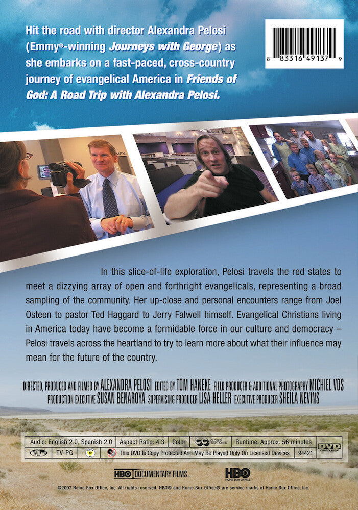 friends of god: a road trip with alexandra pelosi - Back Panel - DVD