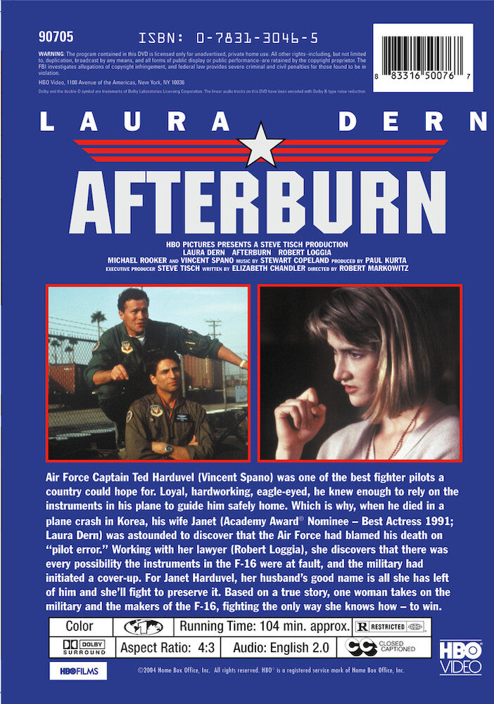 afterburn - Back Panel - DVD