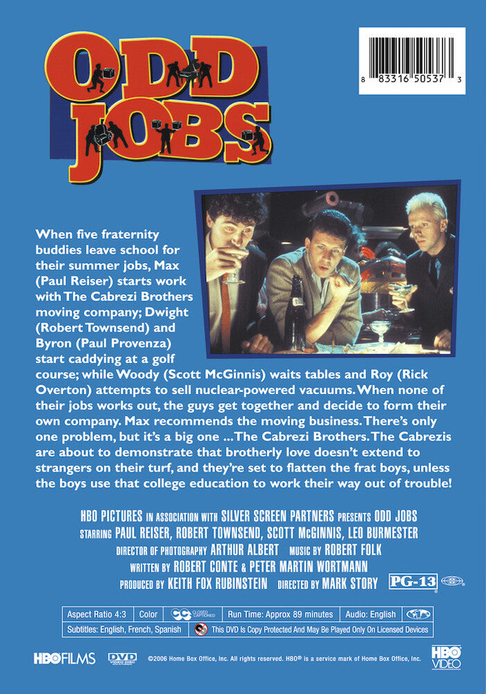 odd jobs - Back Panel - DVD