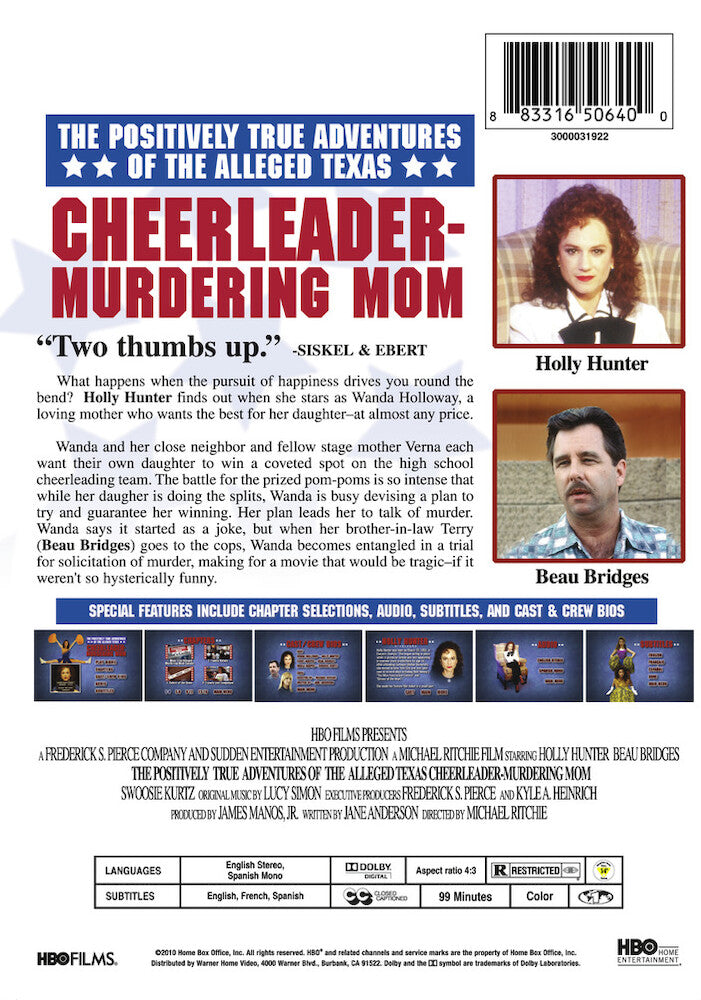 positively true adventures of the alleged texas cheerleader-murdering mom, the - Back Panel - DVD