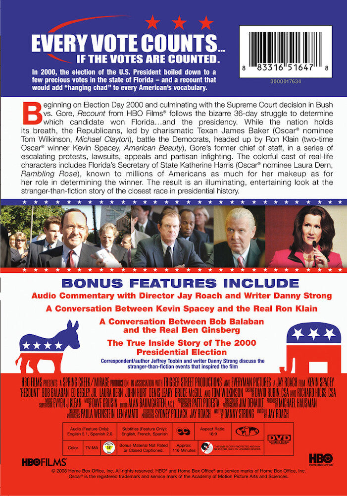 recount - Back Panel - DVD