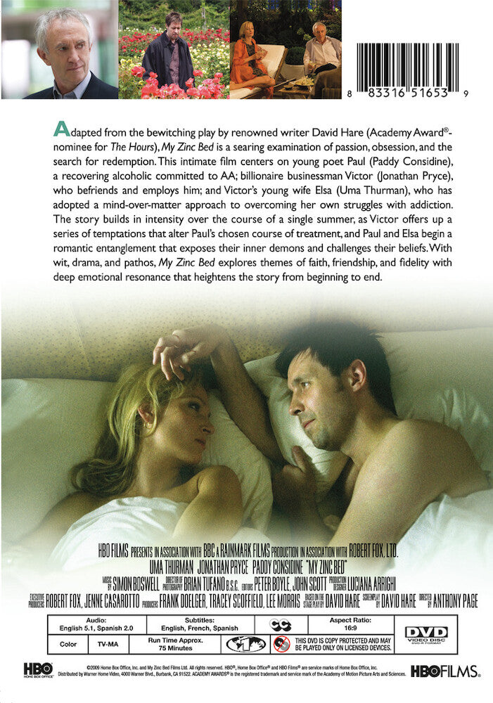 my zinc bed - Back Panel - DVD