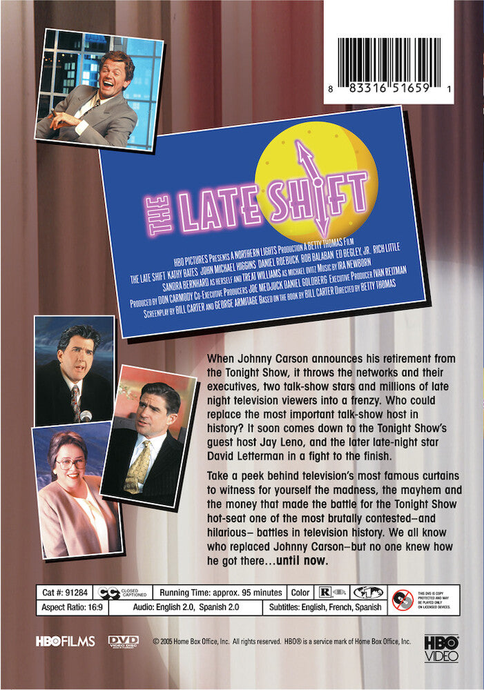 late shift, the - Back Panel - DVD