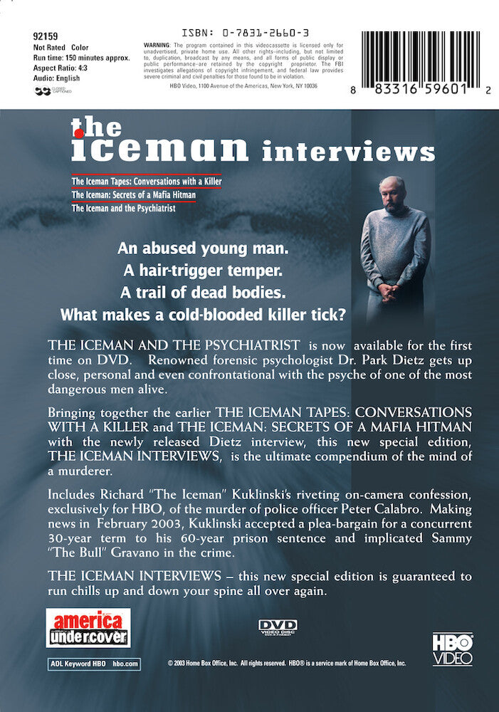 iceman interviews, the - Back Panel - DVD