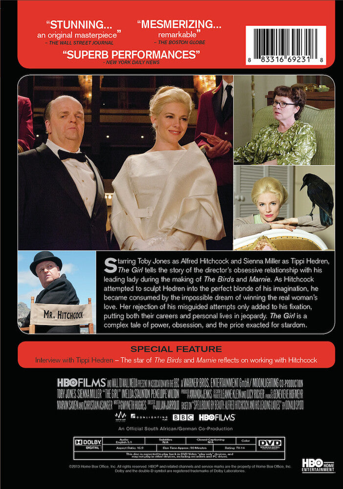 the girl - Back Panel - DVD
