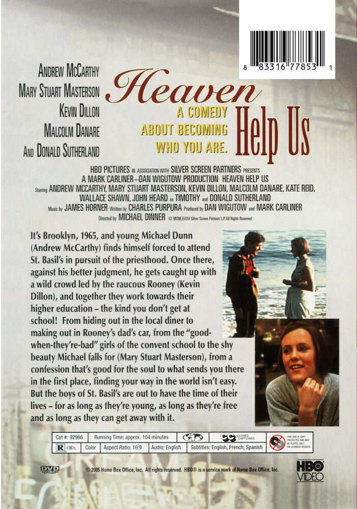 heaven help us - Back Panel - DVD