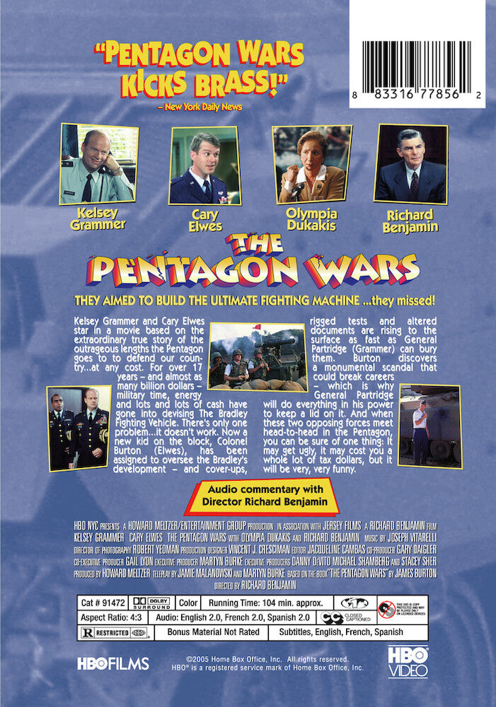 pentagon wars, the - Back Panel - DVD