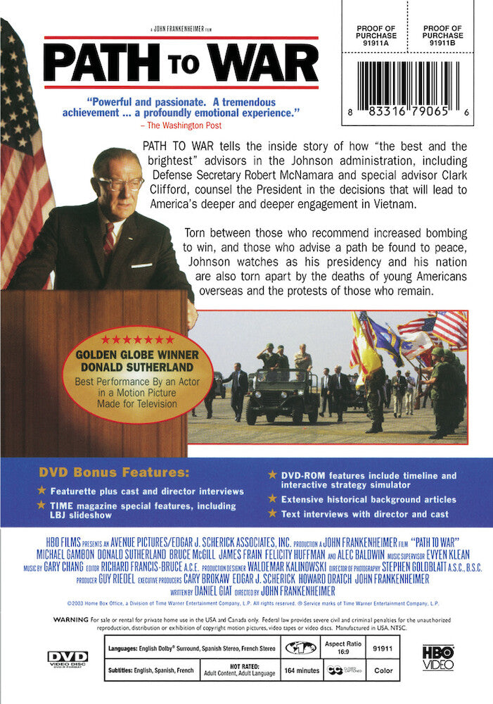 path to war - Back Panel - DVD