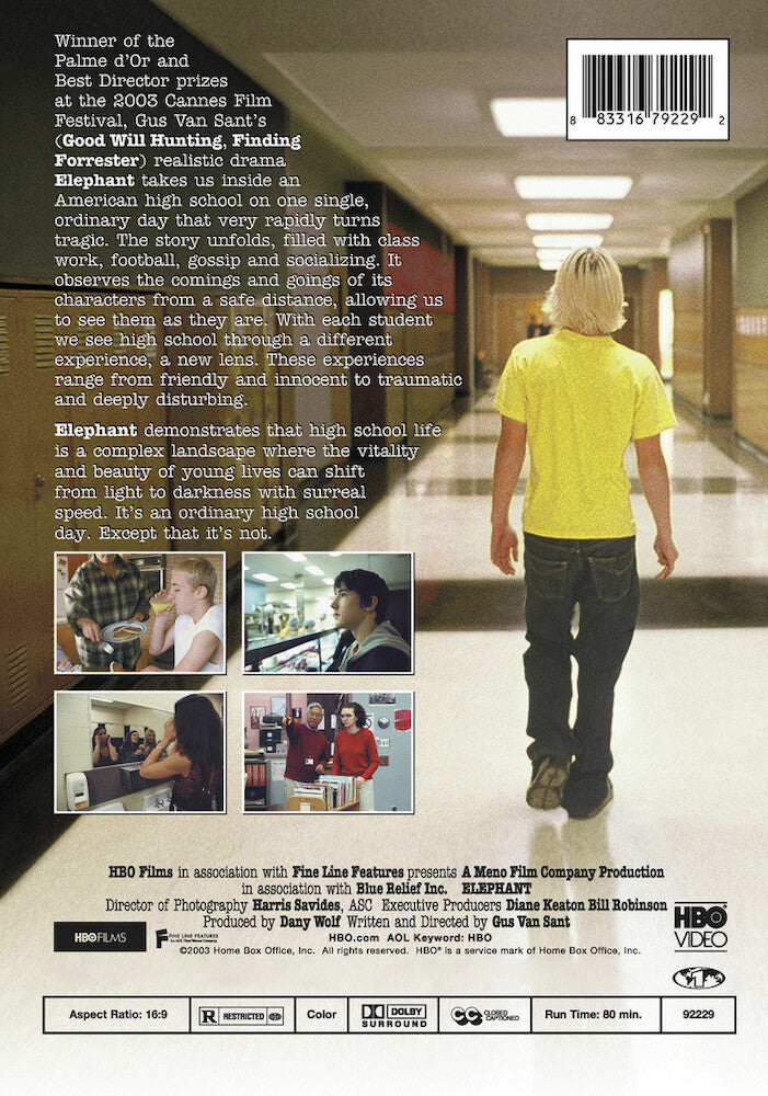 elephant - Back Panel - DVD