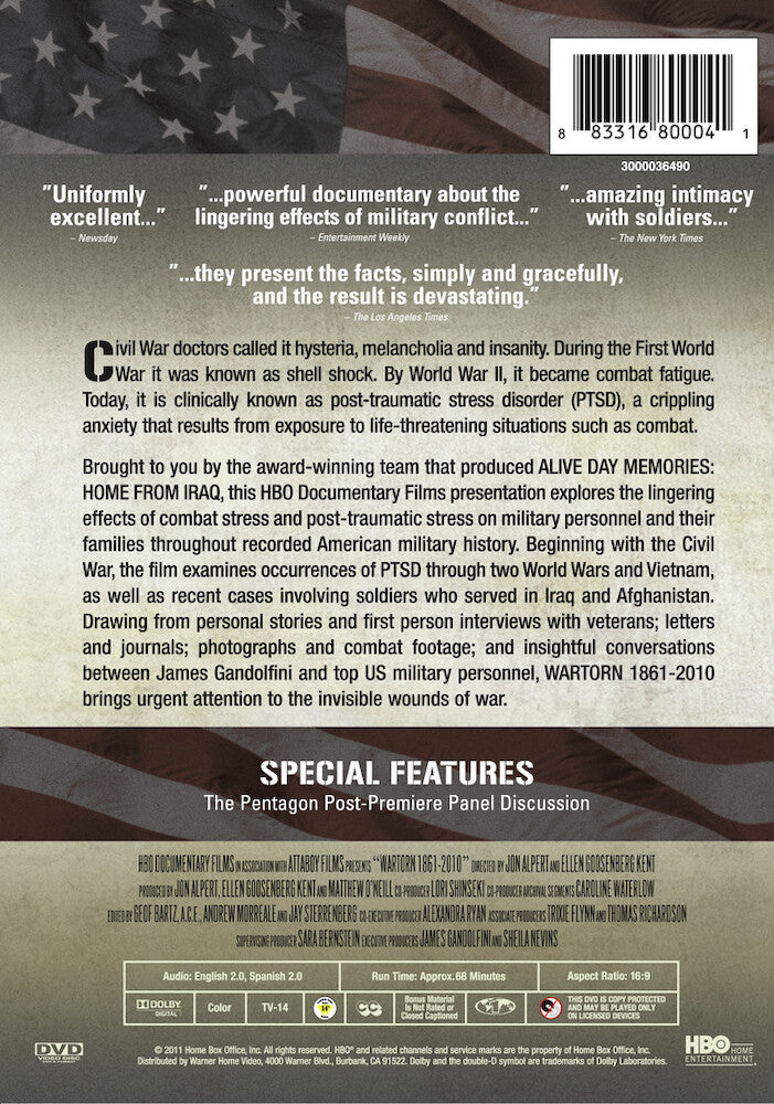 wartorn 1861-2010 - Back Panel - DVD