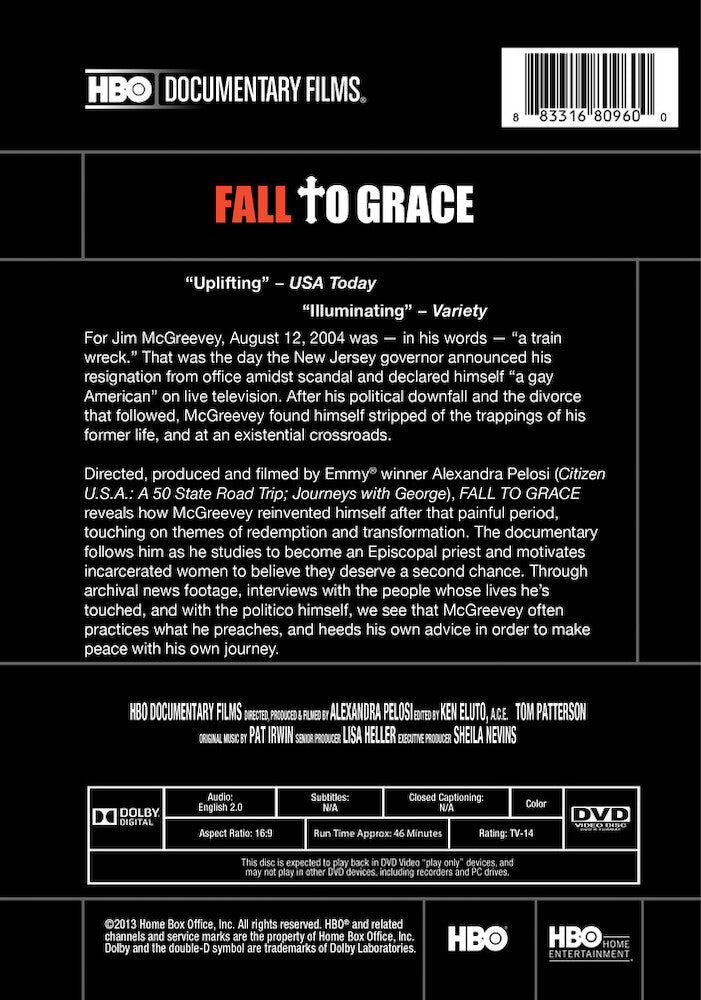 fall to grace - Back Panel - DVD