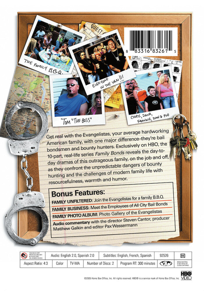 family bonds - Back Panel - DVD