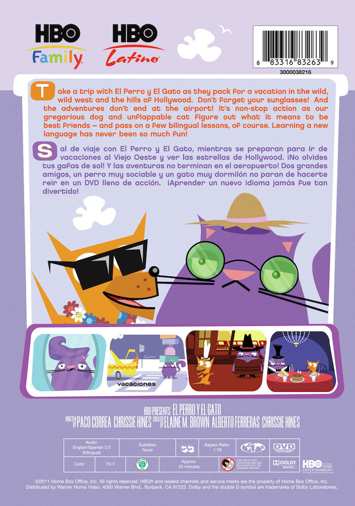 el perro y el gato: together again/juntos otra vez - Back Panel - DVD