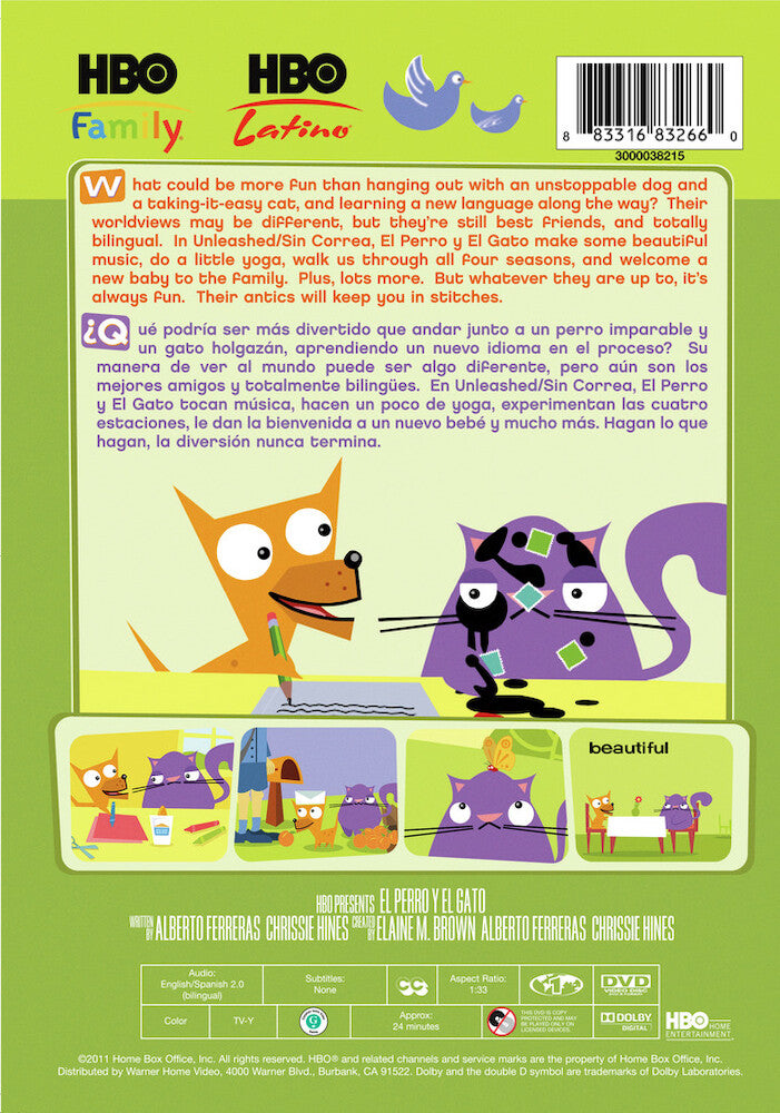 el perro y el gato: unleashed/ sin correa - Back Panel - DVD