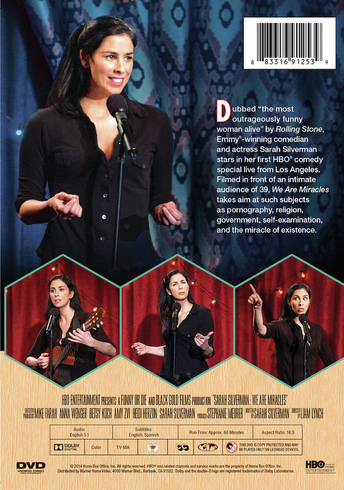 sarah silverman: we are miracles - Back Panel - DVD