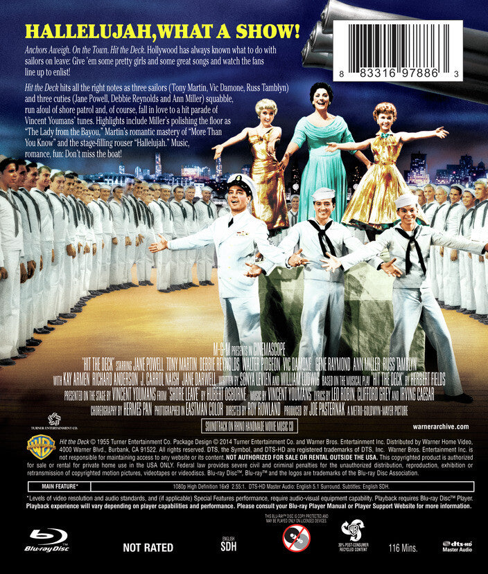 Hit the Deck [Blu-ray] - Back Panel - 