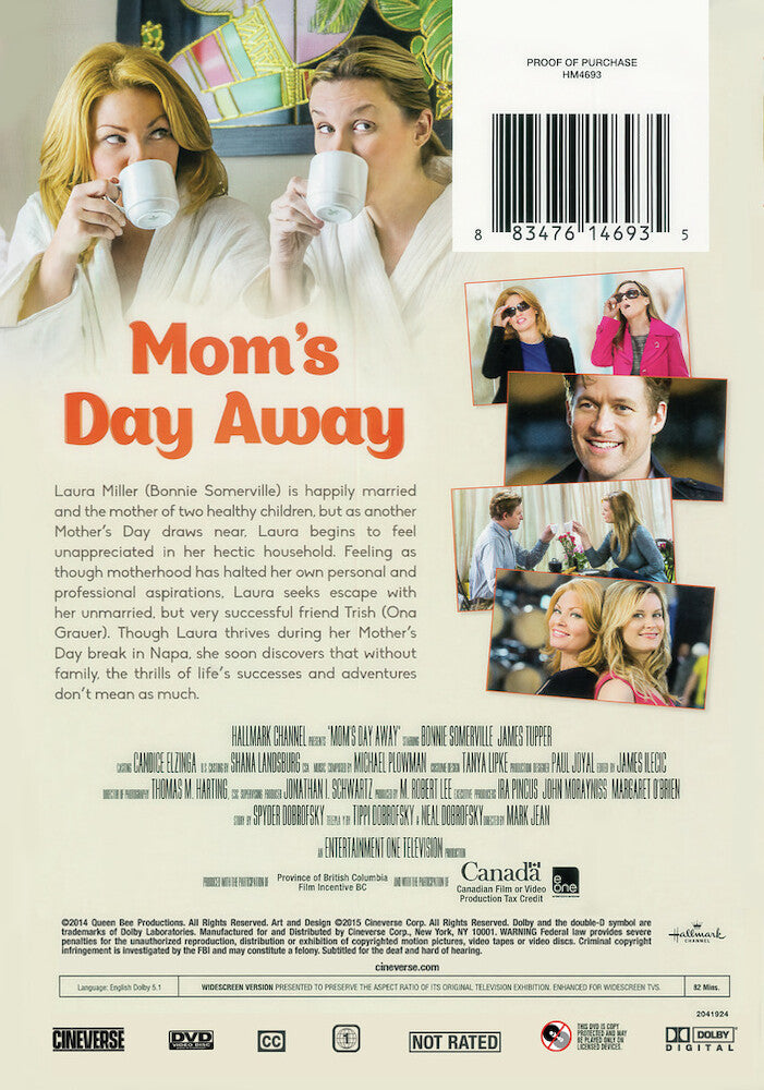 mom's day away - Back Panel - DVD