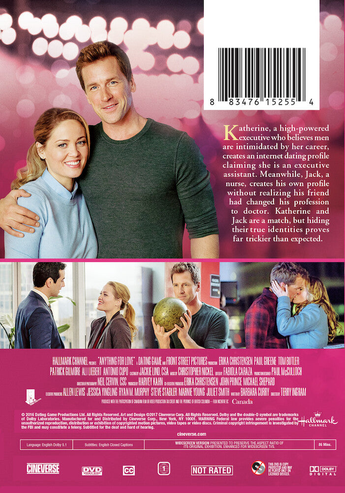 anything for love - Back Panel - DVD