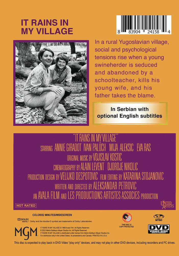 it rains in my village - Back Panel - DVD