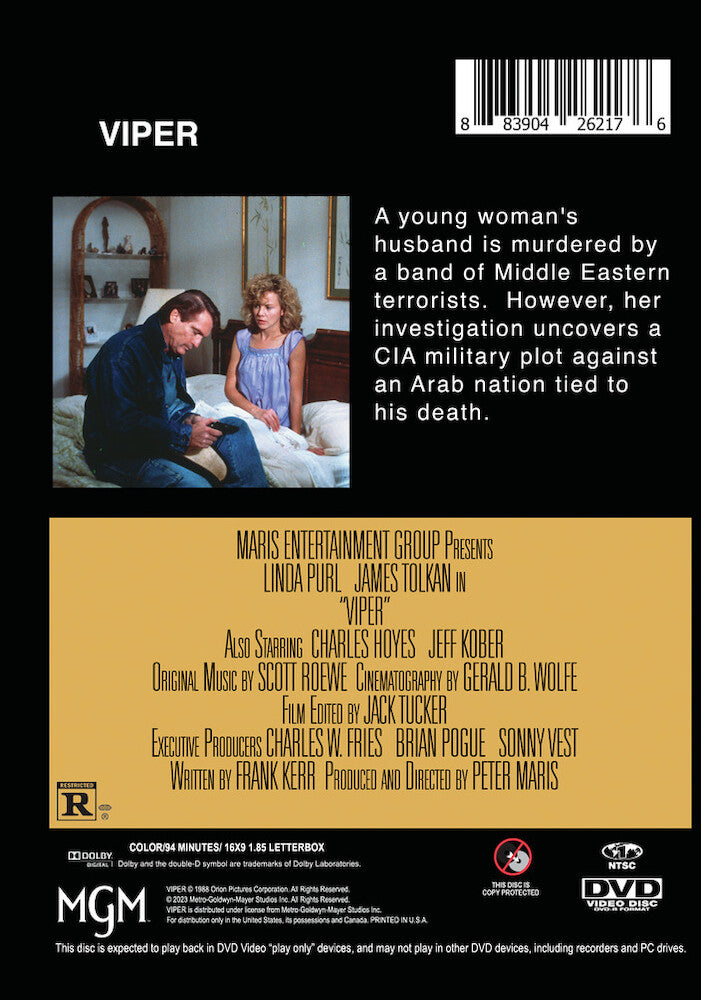 viper - Back Panel - DVD