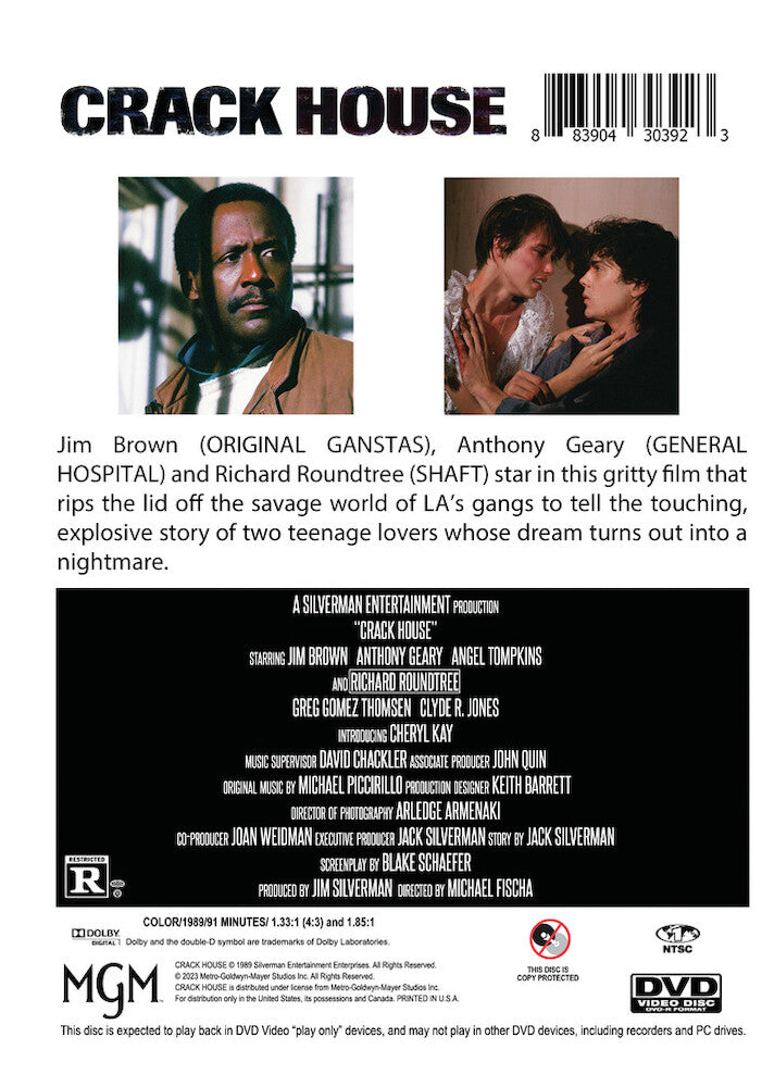 crack house - Back Panel - DVD
