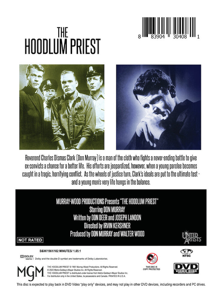hoodlum priest, the - Back Panel - DVD